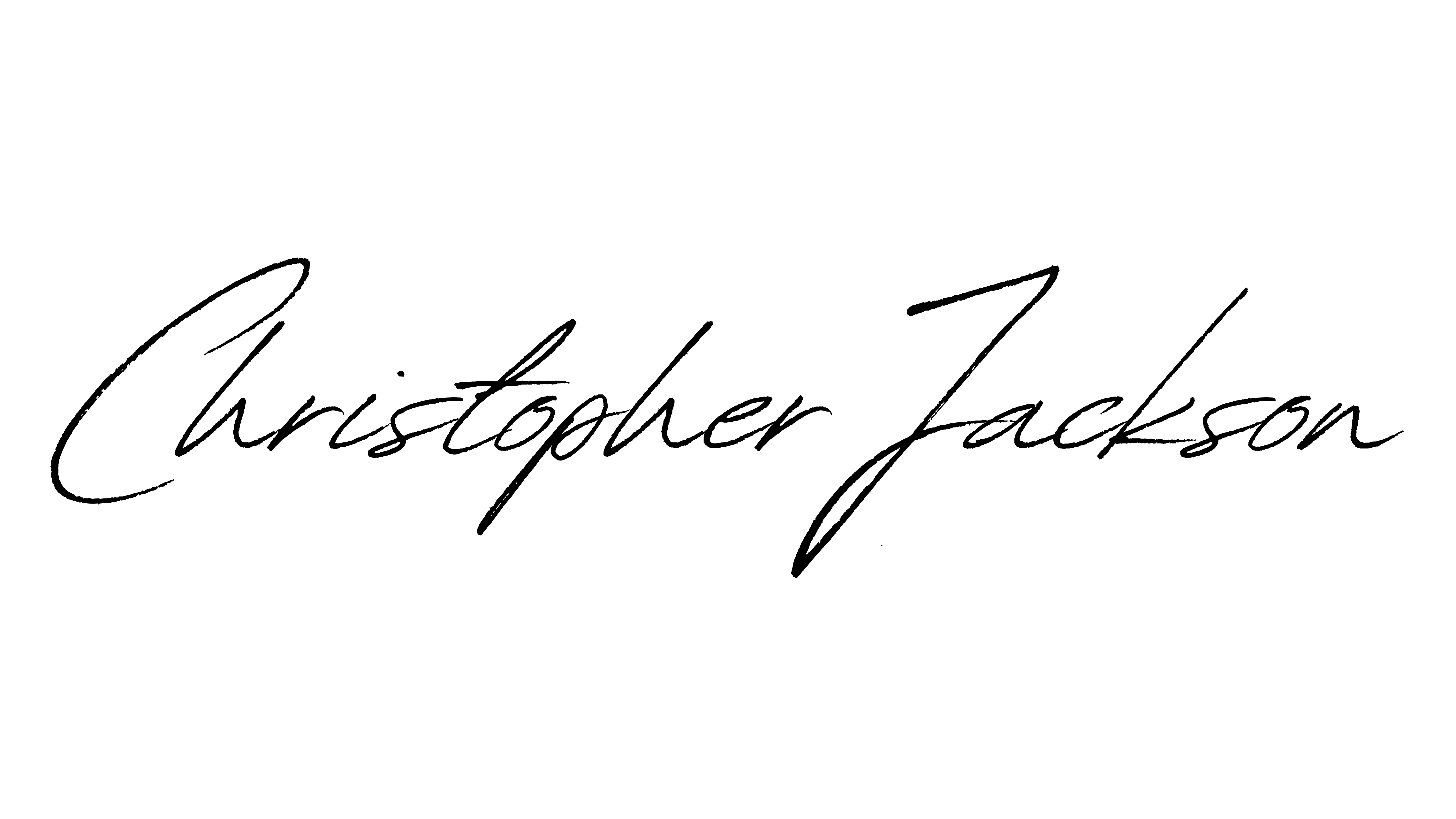 Christopher Jackson signature